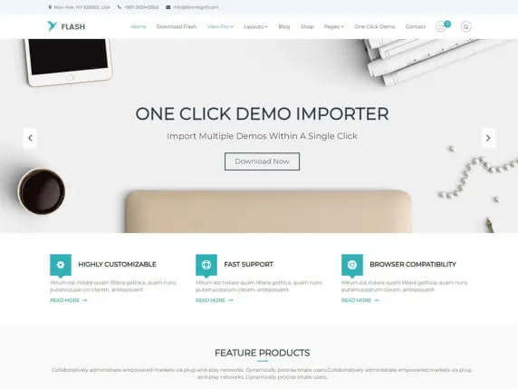 Flash Tema para WordPress Gratis
