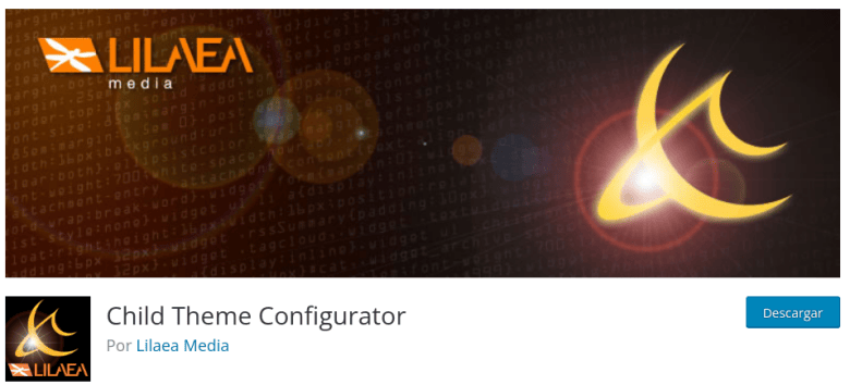 Plugin child theme configurator